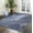 Denim, variant on Nourison Linked 2'3" x 7'6" Charcoal Modern Indoor Rug