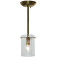 thumbnail image 3 of Meyda 140494 5 in. Bakersfield Semi-Flushmount, Clear Natural, 3 of 5
