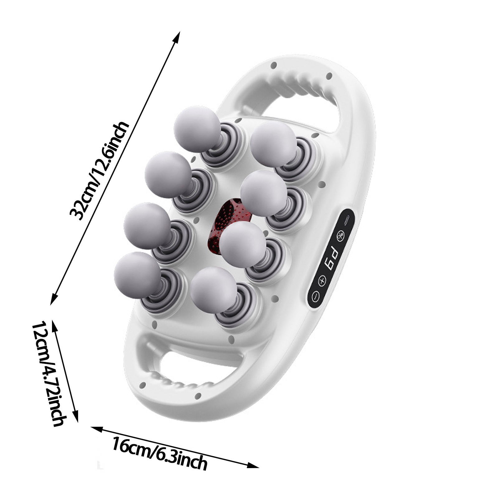 8-Head Massage Gun, Professional Handheld Massager with Adjustable Mutil-Modes & Intensities for Back/Legs/Waist/HIPS Full Body Muscle Relaxation Pain Relief
