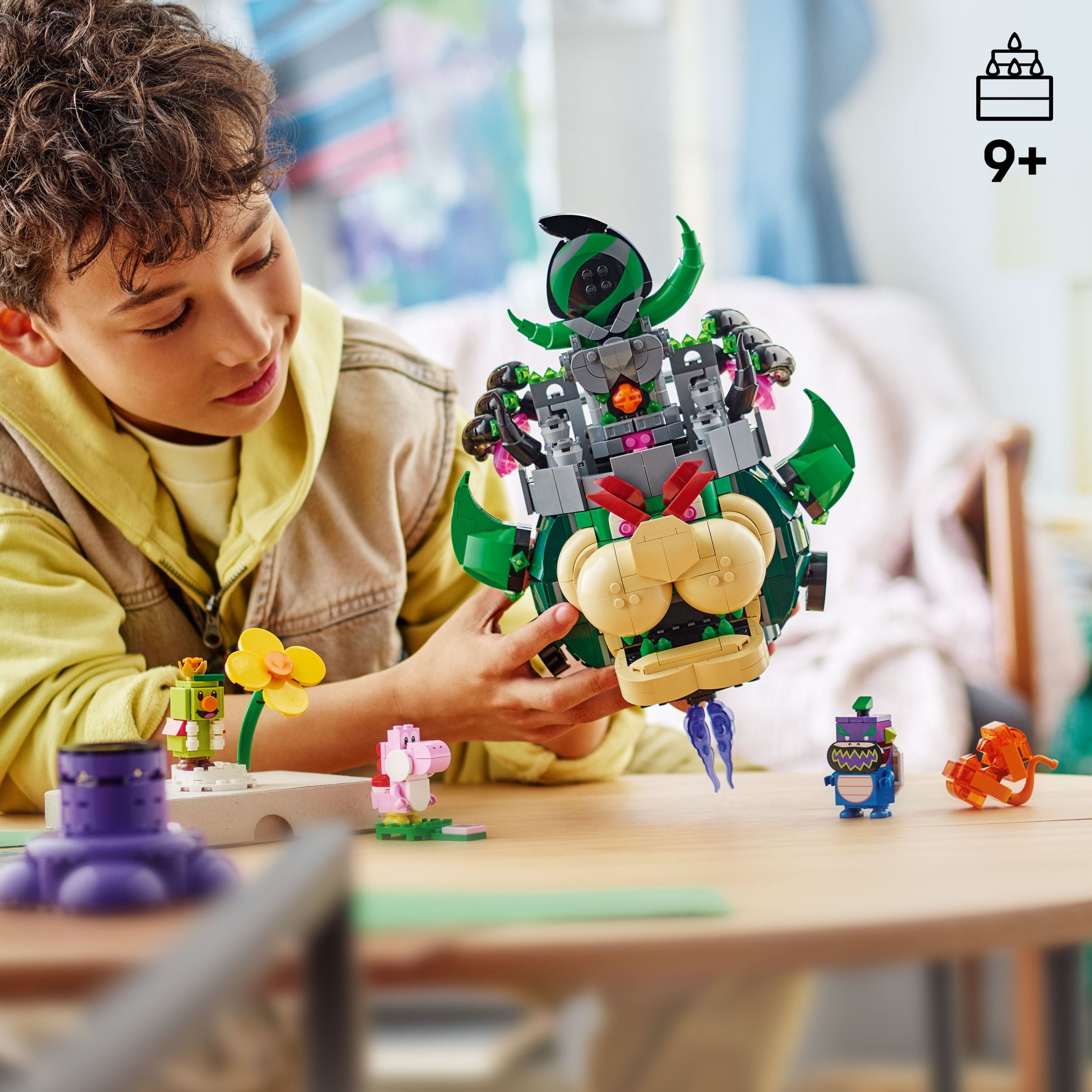 LEGO Super Mario Prince Florian & Castle Bowser Building Toy - Pretend Play Set for Boys & Girls, Ages 9+ - Building Blocks for Kids W/Digital Action & 4 Toy Figures - Gift Idea for Birthdays - 72042