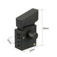 thumbnail image 2 of Trigger Switch  FA2-4/IBEK Electric Drill Hammer 250V-6A Tool Power Speed Control Push Button Switchs, 2 of 5