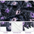 thumbnail image 3 of Halloween Skull Throw Blanket 50x60 Inches - Gothic Skeleton Design, Soft Plush & Lightweight, Cozy Blanket for Halloween Decor, Perfect Gothic Gift Idea, 3 of 6