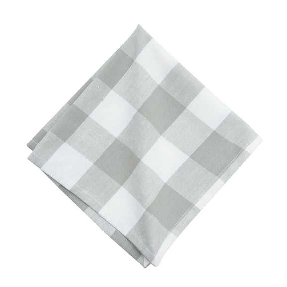 Franklin Slate Gingham Check Single Napkin