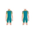 thumbnail image 4 of Bañador de buceo Advancent SAIL para niños traje de baño corto de una pieza Azul M, 4 of 5