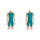 thumbnail image 2 of Bañador de buceo para niños Eigraketly Traje de baño corto de una pieza Neopreno Azul M, 2 of 5