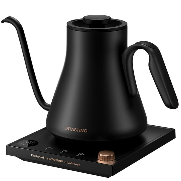 Hervidor eléctrico INTASTING Gooseneck 0.9 L con control de temperatura