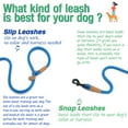 thumbnail image 2 of lynxking Dog Leash Snap Hook Leash 2FT x 1/2 inches Strong Braided Dog Rope for Small Medium Large Dogs, 2 of 7
