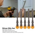 thumbnail image 4 of 5PCS D Style 2.56in Screwdriving Bits, Magnetic Driver Drill Set Screwdriver Bit Electric Screwdriver Head, 4 of 7