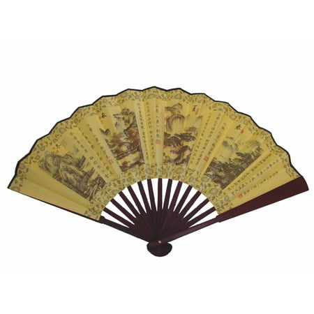 

Big Hand Fan w/ Picture of 4 Seasons