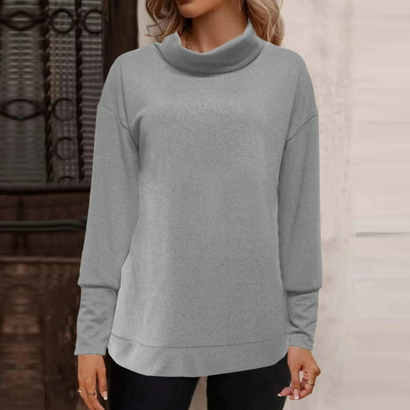 pstuiky Sweaters for Women, Women Button Printing Long Sleeve Crew Neck Pullover Button Sweater Loose Fit Winter Oversized Sweater Knit Tops