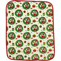 Elf on the Shelf Holiday Wreath Plush Throw Blanket 40x50