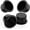 4, variant on 2 count Black Plastic Sofa Cup Holder, Recessed Cup Holder 110x64mm (Outer Size), 85mm Inner Dia Inserts for Sofa, Boat, RV, Golf Cart &  Table