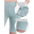 thumbnail image 5 of Made by Olivia Women's Basic Solid Active Yoga Biker Shorts, 5 of 5