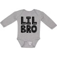 thumbnail image 3 of Inktastic Little Brother Lil Bro Boys Boys Long Sleeve Baby Bodysuit, 3 of 5