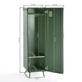 thumbnail image 4 of Homy Casa Metal Locker Cabinet with Hanging Rod and Shelves, Storage Cabinet for Home, School Office, 4 of 7