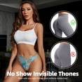 thumbnail image 4 of Thongs for Women - anchors Wavy lines ropes cool No Show Seamless Womens Thongs Underwear, Soft Stretch G String Thongs for Women,Cuteness Ladies Thong Bikini Panties Briefs, 4 of 5