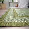 thumbnail image 4 of Alfa Rich 5x8 Scandinavian Style Green Washable Woven Cotton Area Rugs, 4 of 5