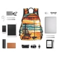 thumbnail image 4 of Balery Beach Umbrella Sunset Mochila Ligera para Hombres y Mujeres – Resistente y Impermeable, Ideal para la Escuela, el Trabajo, los Viajes y el Uso Diario, 4 of 7
