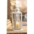 thumbnail image 2 of Farol con forma de vela Zingz & Thingz Starlight Outdoor, 20 cm, color blanco, 2 of 2