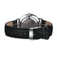 thumbnail image 3 of Reloj unisex para hombres y mujeres Reloj de pulsera con esfera de vidrio redondo y correa de PU de cuarzo (Negro, dorado y negro), 3 of 7