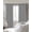 Grey, variant on Sage Green Geometric Blackout Curtains for Bedroom/Living Room, Thermal Insulated Kitchen Curtains, Minimalism Solid Color Striped Lines Grommet Darkening Window Treatment Drapes 42"x63"x2