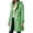 Green, variant on Women's Wool Blend Overcoat Hooded Double Breasted Long Sleeve Mid Length Lapel Collar Jacket Dressy Elegant Fall Winter Outerwear with Pockets Khaki