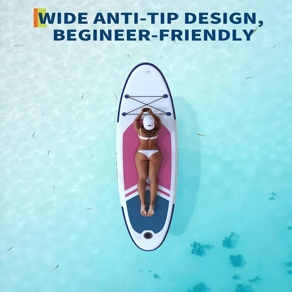 Danolapsi Inflatable Stand Up Paddle Board, 10'6"/11" Paddle Boards with Premium Accessories, Non-Slip EVA Deck, Ultra-Light Carry Bag Pump, SUP for Youth & Adults of All Skill Levels
