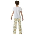 thumbnail image 5 of FORMRS Kids Pajama Pants with Pockets Size 6-8Y Boys Lounge Sleep Bottoms, Birds Sunflowers, 5 of 8