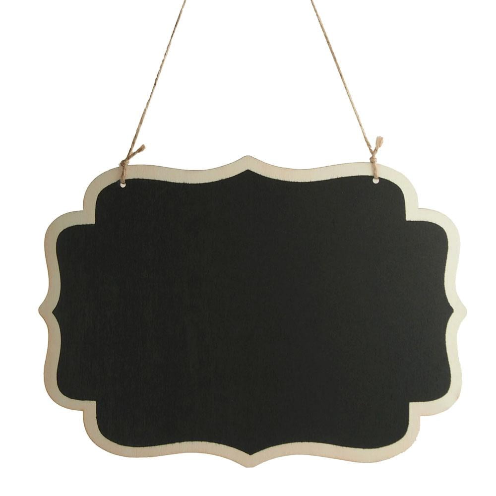 Hanging Chalkboard Sign, Fancy Border, 101/4Inches