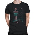 thumbnail image 2 of Stardust Sign Graphic Men's Black T-shirts, 2 of 3