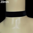 thumbnail image 5 of 15PCs 6/20/24mm Women Lady Black Velvet Choker Gothic Necklace Simple Retro Jewelry Xmas Gift-Black Velvet, 5 of 10