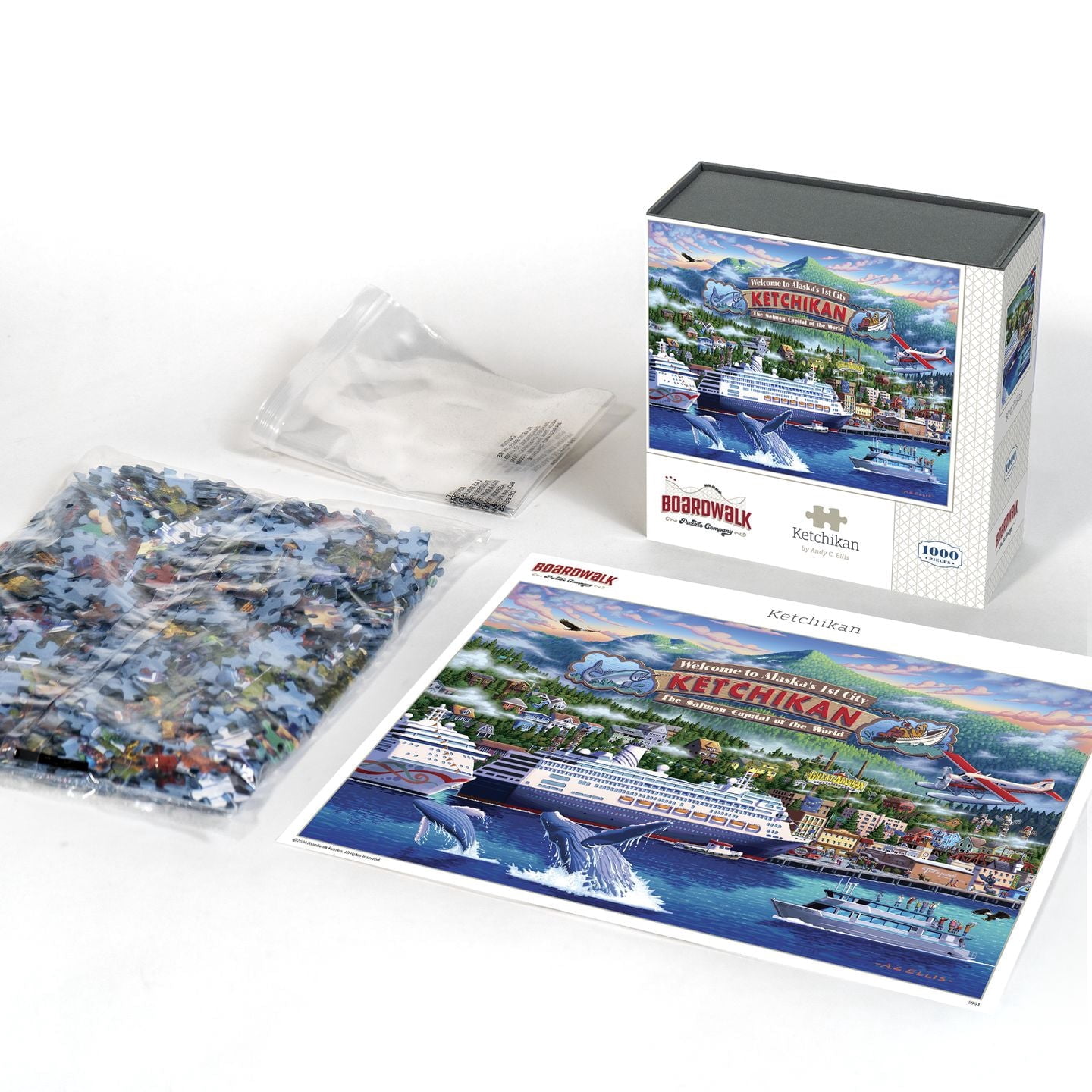 Ketchikan - 1000 Piece Boardwalk Jigsaw Puzzle