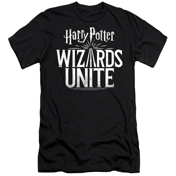 Harry Potter Wizards Unite Wizards Unite Logo S/S Adult 30/1 T-Shirt Black