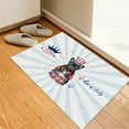 thumbnail image 3 of Happy 4th of July Patriotic French Bulldog Marching Band Uniform Balloons Fireworks Doormat Dog Lover Gifts Indoor Outdoor Welcome Mat - 13009, 3 of 5