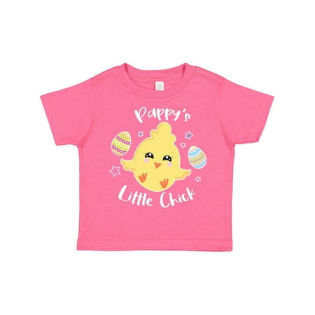

Inktastic Happy Easter Pappy s Little Chick Gift Toddler Toddler Girl T-Shirt
