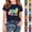 Navy, variant on ATOGUTA Girls Short Sleeve Shirts Short Sleeve T Shirts Casual Crewneck Fashion Tees Kids Summer Tops Army Green, Size 2T-14