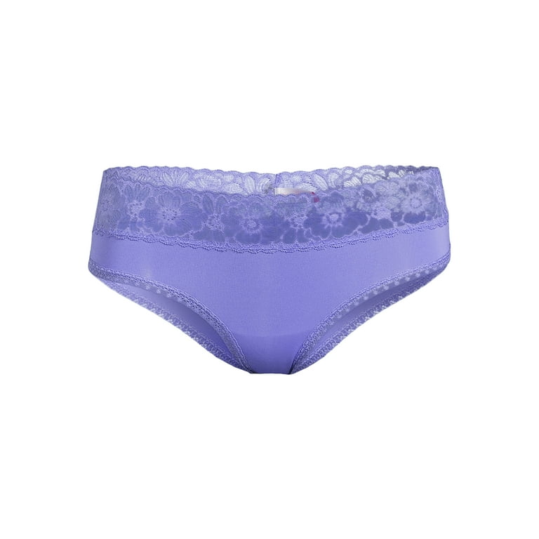 No Boundaries Juniors Micro Hipster Panties, Sizes XS-3XL 