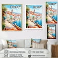 thumbnail image 4 of Designart "Scenic Views Of Italy IV" Italy Floater Framed Wall Art Living Room, 4 of 5