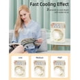 thumbnail image 3 of 4000mah Rechargeable 8 Hour Battery Life Portable Fan Air Conditioners Electric Fan Household Small Air Cooler LED Night Light Water 3 in 1 Air Humidifie for Home, 3 of 8