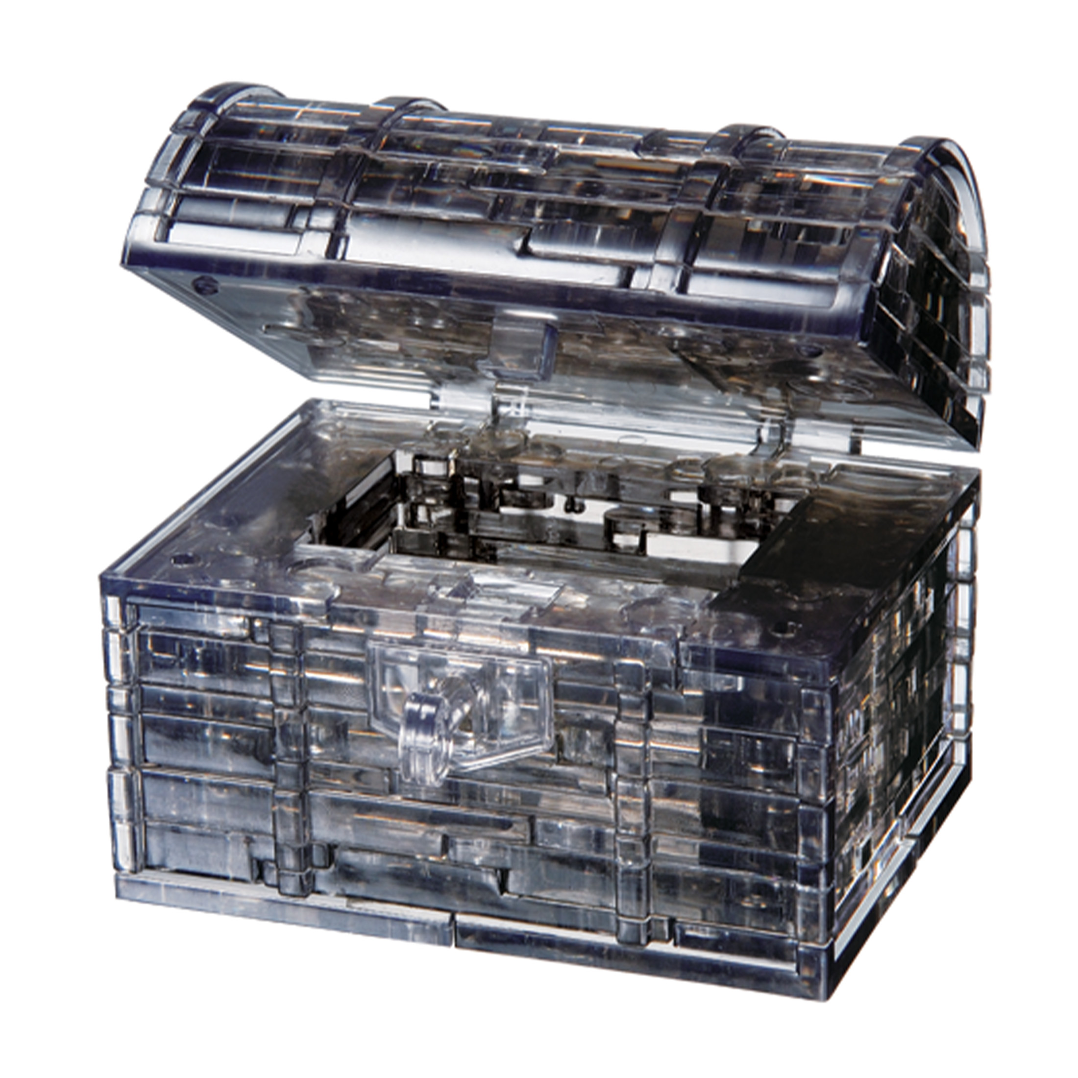 Treasure Chest (black) Standard Crystal Puzzle from BePuzzled, 3D