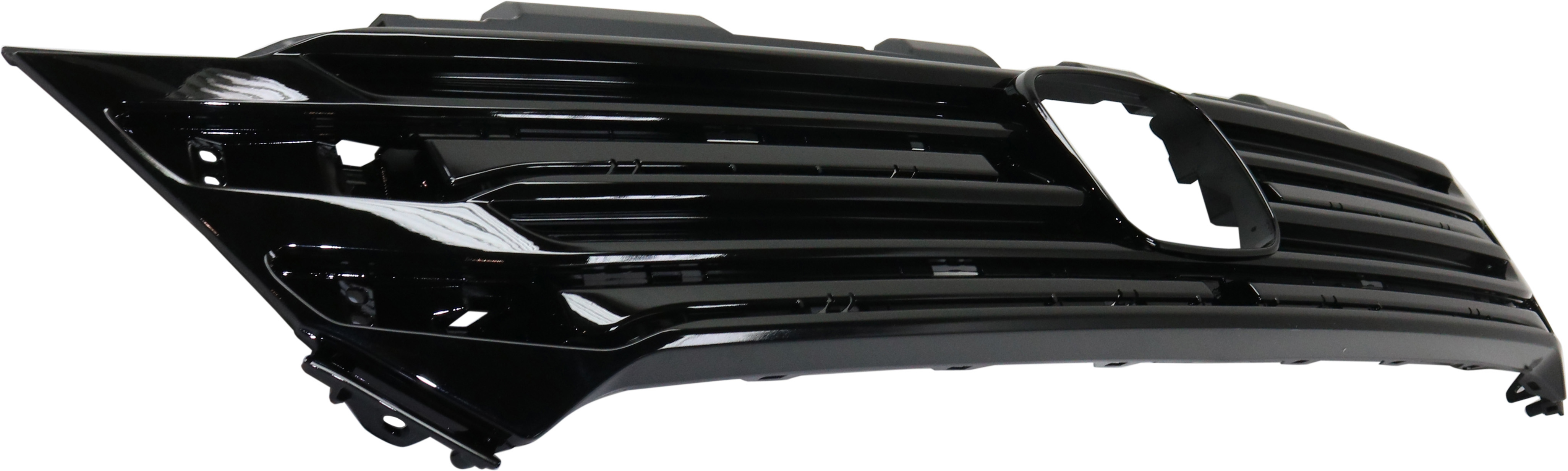 Grille Assembly Compatible With 2016-2018 Honda Pilot Textured (Gloss Black) Shell and Insert CAPA Certified