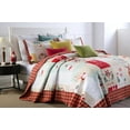 thumbnail image 4 of MarCielo Christmas Quilt Set Bedspread Set B023(King), 4 of 7