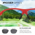 thumbnail image 6 of Xagger Polarized Lightweight UV400 Wrap Around Sport Sunglasses for Men Women Baseball Softball Running Glasses, 6 of 6