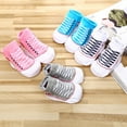 thumbnail image 5 of PEACNNG 1 Pair Anti Slip Cotton Socks Shoes Slippers Socks for 0-6 Months Newborn Baby Boy Girl, 5 of 5