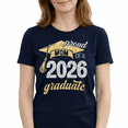 thumbnail image 2 of GODMERCH Proud Mom of 2026 Graduate T shirt, Graduation Shirt for Mom, Comfortable Tee Top, 2 of 5