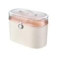thumbnail image 1 of Caja de almacenamiento multiusos, organizador de juguetes para niños duradero con tapa y asa, portátil Rosa, 1 of 9