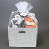 Lambs & Ivy Blue 5-Piece Baby Gift Basket for Baby Shower/Newborn Welcome Home