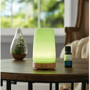 Mainstays Ultrasonic Essential Oil White Wood Diffuser