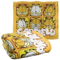 Garfield Faces Officially Licensed Silky Touch Super Soft Throw Blanket 50' x 60'