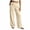 Khaki, variant on Women's Pants Lightweight High Waist Tie Front Trousers Breathable Thin Summer Pants Loose Beach Vacation Clothes